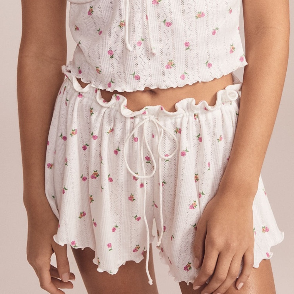 2 PIECE Blossom Pointelle Top & Short set - Picture 14 of 15